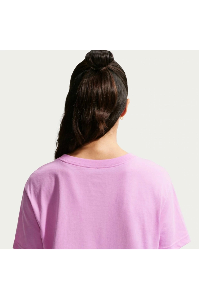 Cropped Nike Essentials Feminino Rosa Claro Produto Cropped Nike Essentials Feminino Rosa Claro