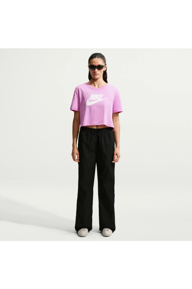 Cropped Nike Essentials Feminino Rosa Claro Produto Cropped Nike Essentials Feminino Rosa Claro