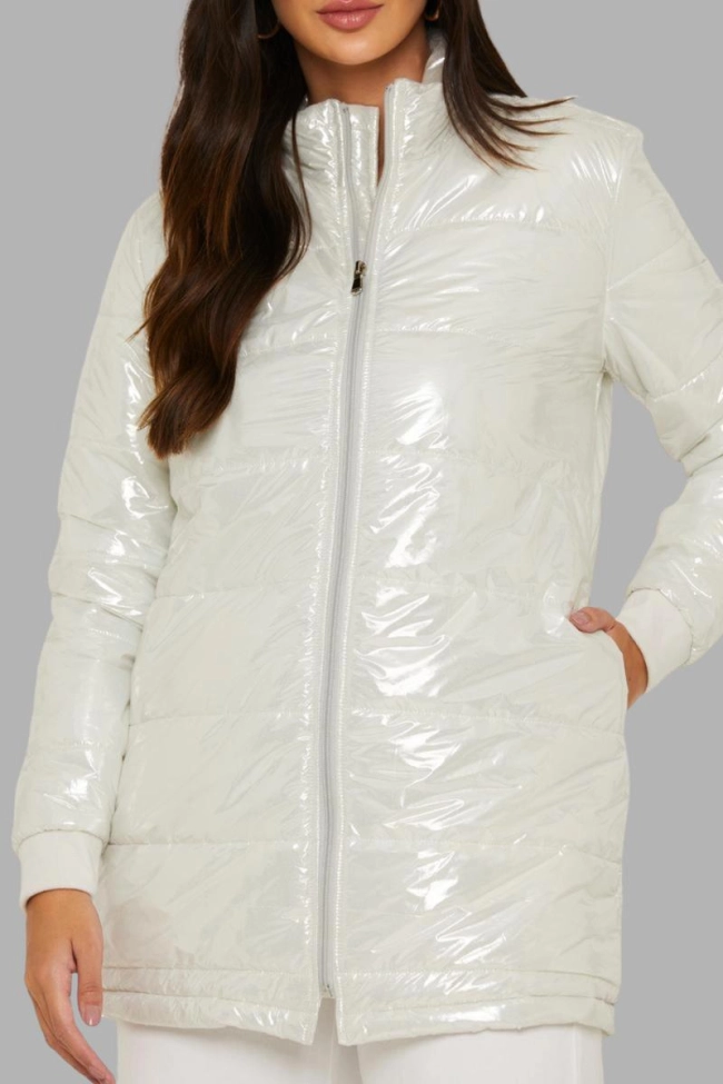Produto Jaqueta Aishty Nylon Furta-cor Feminina Off White