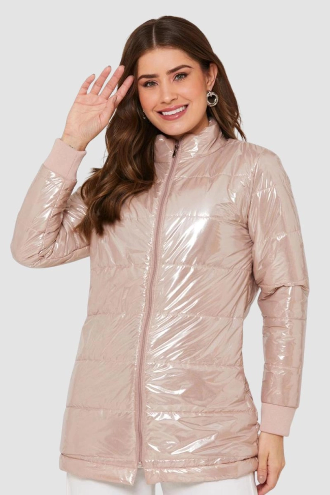 Produto Jaqueta Aishty Nylon Furta-cor Feminina Rosê