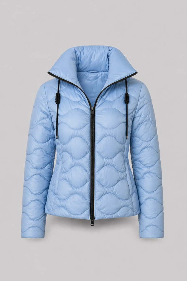 Produto Jaqueta Alpelo Nylon Curta Dupla Face Feminina Azul