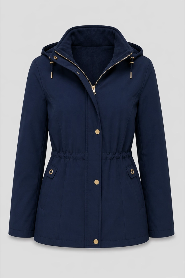 Produto Jaqueta Alpelo Parka Com Fleece Destacável Feminina Azul Marinho