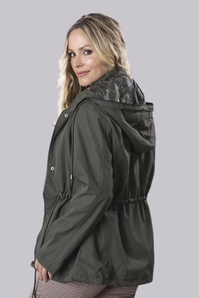 Produto Jaqueta Crocker Parka Capuz Feminina Verde Militar