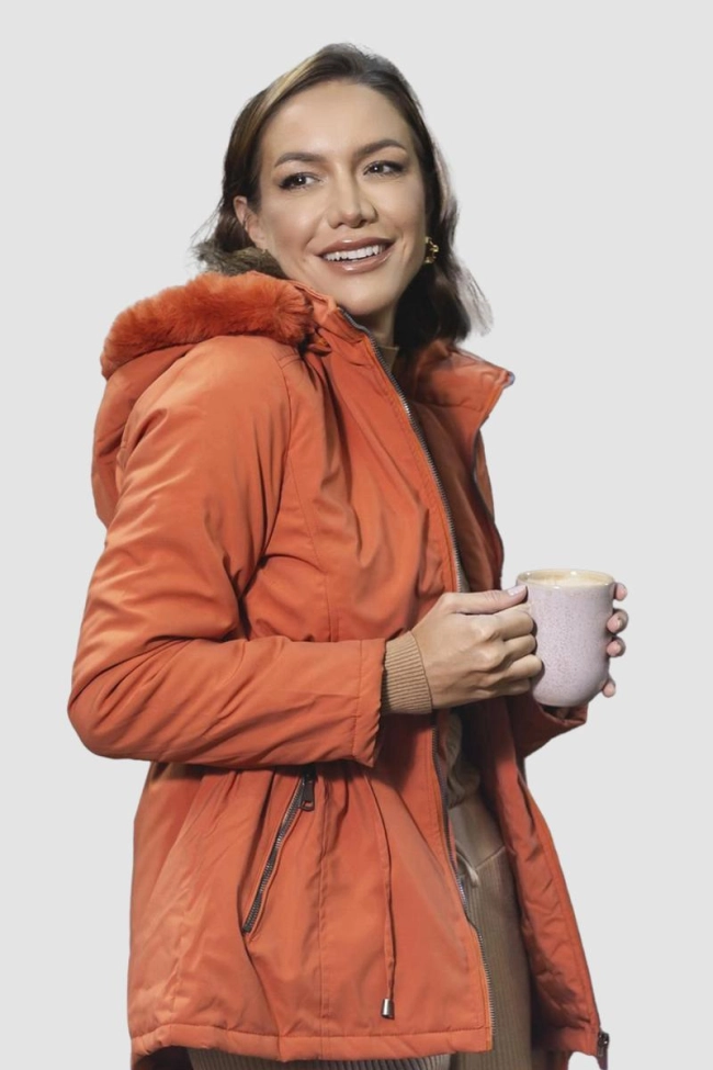 Produto Jaqueta Crocker Parka Feminina Terracota