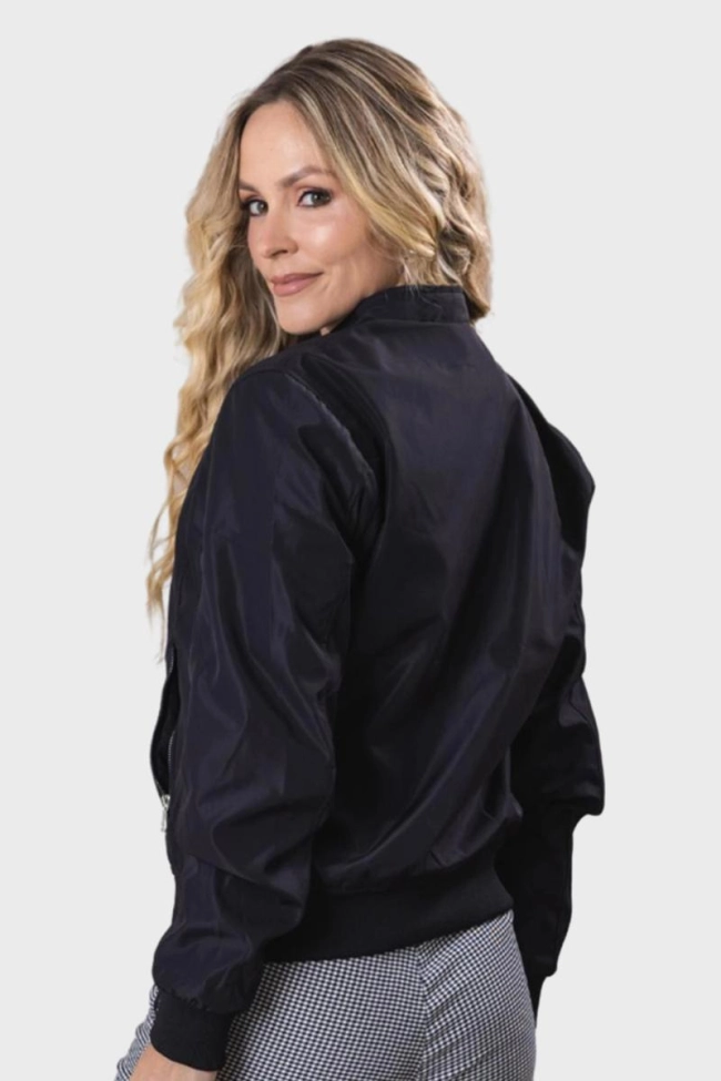 Produto Jaqueta Mooncity Nylon Leve Feminina Preta