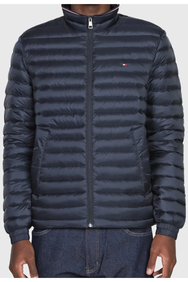 Jaqueta Tommy Hilfiger Nylon Masculina Azul Marinho Produto Jaqueta Tommy Hilfiger Nylon Masculina Azul Marinho