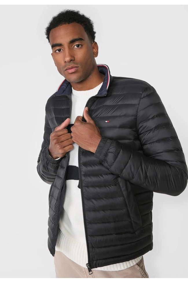 Jaqueta Tommy Hilfiger Nylon Masculina Preta Produto Jaqueta Tommy Hilfiger Nylon Masculina Preta
