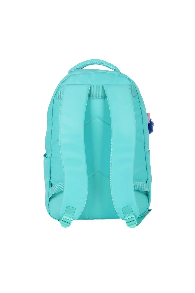 Mochila Luxcel de Costas Stitch De Náilon Turqueza Produto Mochila Luxcel de Costas Stitch De Náilon Turqueza