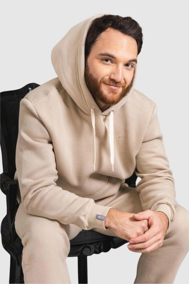 Produto Moletom Canguru Masculino Freesurf Bege