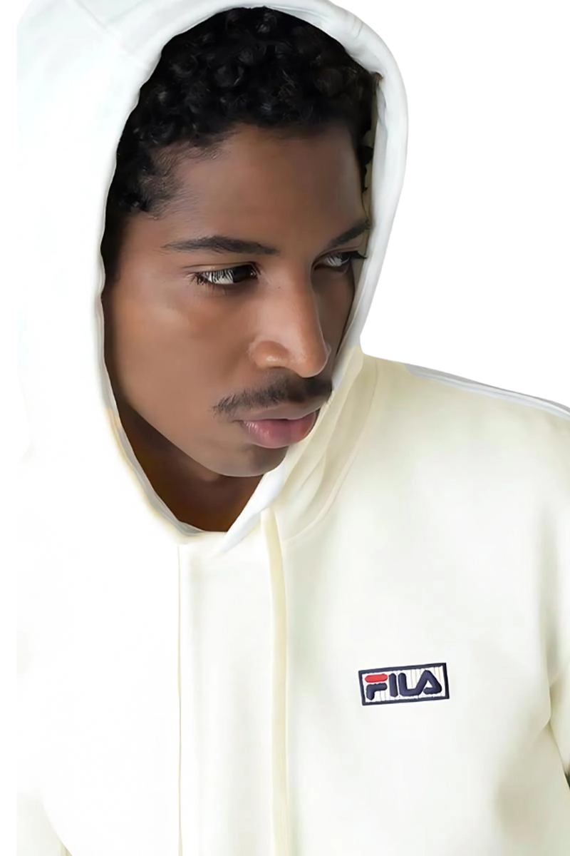 Moletom Fila Basic Essentials Capuz Masculino Off White Produto Moletom Fila Basic Essentials Capuz Masculino Off White