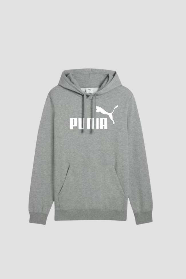 Produto Moletom Puma Canguru Número 1 Masculino Cinza Mescla