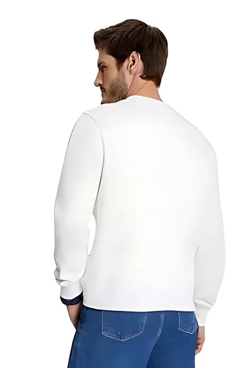 Moletom Tommy Hifiger Careca Masculino Branco Produto Moletom Tommy Hifiger Careca Masculino Branco