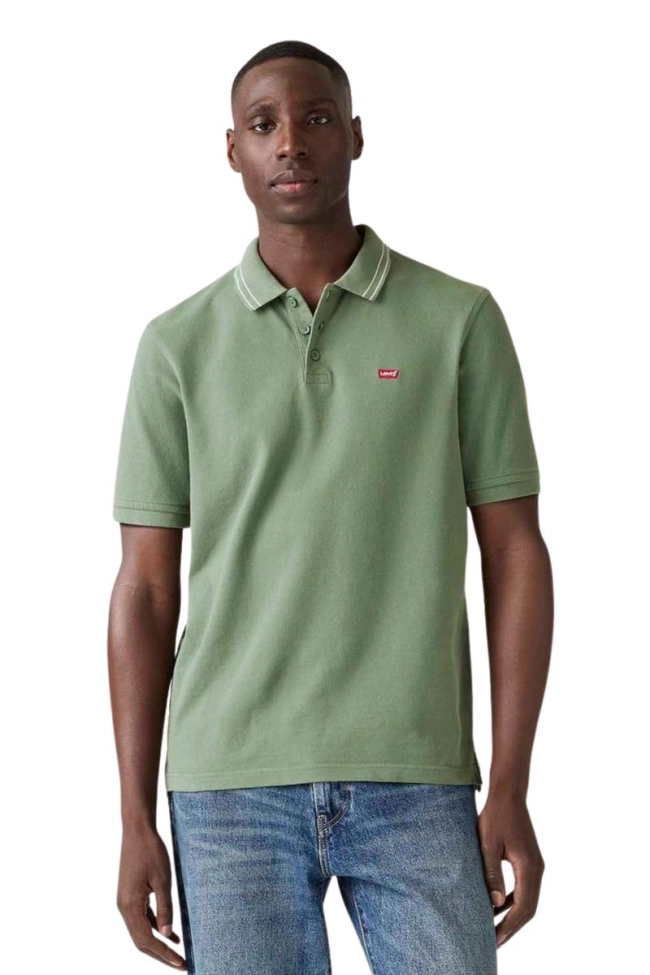 Produto Polo Levis Manga Curta Masculino Verde 