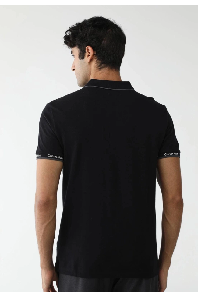 Polo Calvin Klein Manga Curta Masculina Preto Produto Polo Calvin Klein Manga Curta Masculina Preto