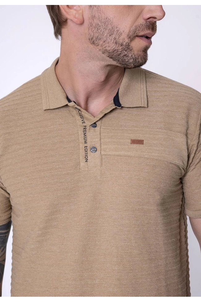 Produto Polo No Stress Manga Curta Masculina