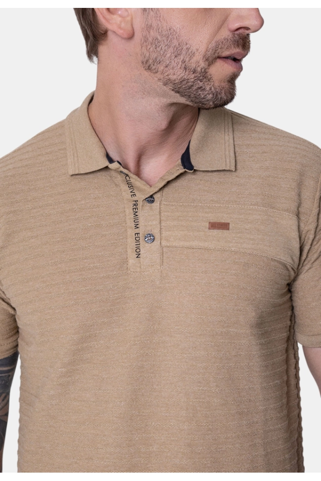 Produto Polo No Stress Manga Curta Masculina