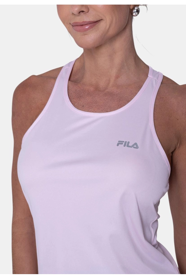 Produto Regata Fila Dry Basic III Feminina Rosa Bebê