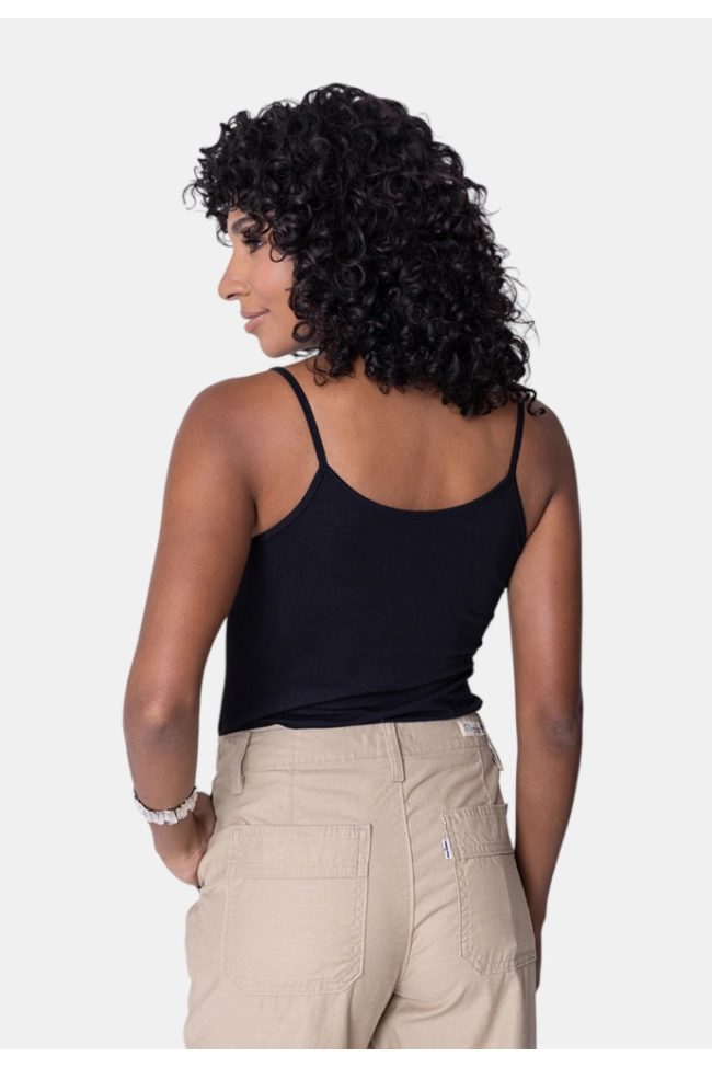 Produto Regata Malwee Cotton Feminina Preto