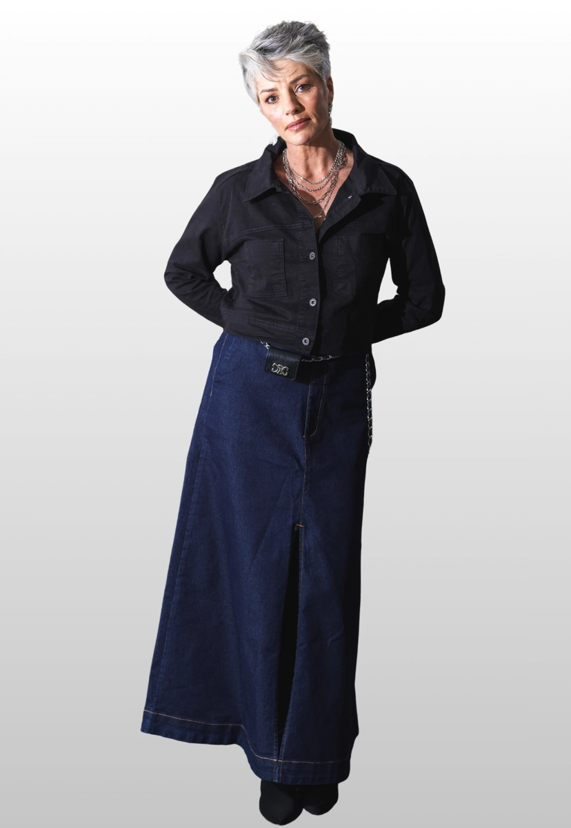 Saia Gabip Evase Longa Feminina Única Produto Saia Gabip Evase Longa Feminina Única