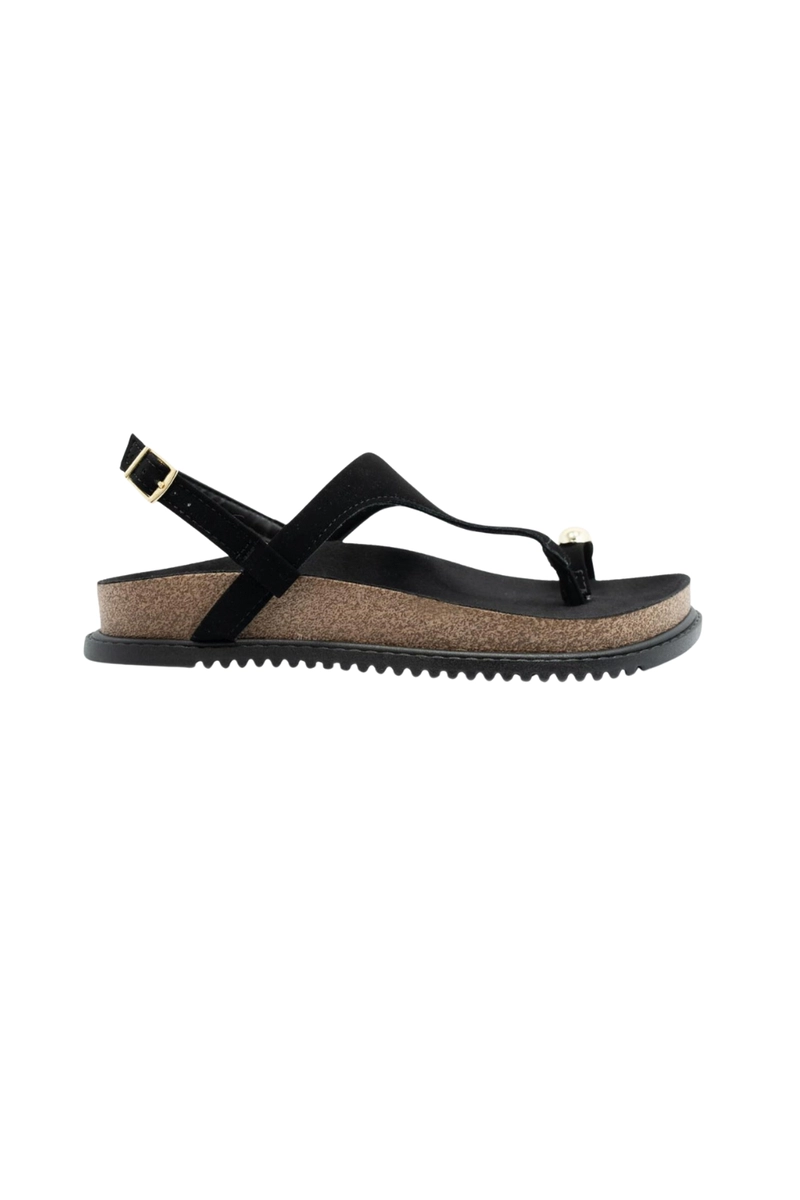 Sandália Beira Rio Rasteira Casual Feminina Preto Produto Sandália Beira Rio Rasteira Casual Feminina Preto