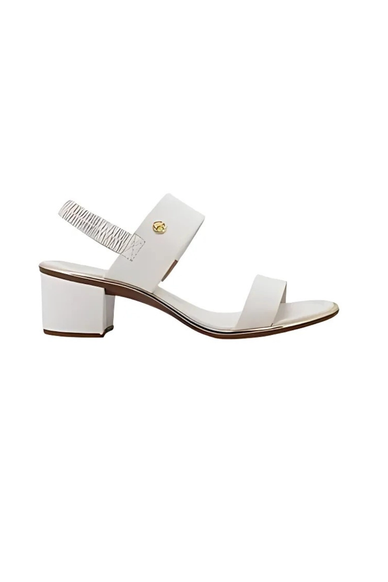 Sandália Beira Rio Elegância Salto Médio Feminina Branca Off Produto Sandália Beira Rio Elegância Salto Médio Feminina Branca Off