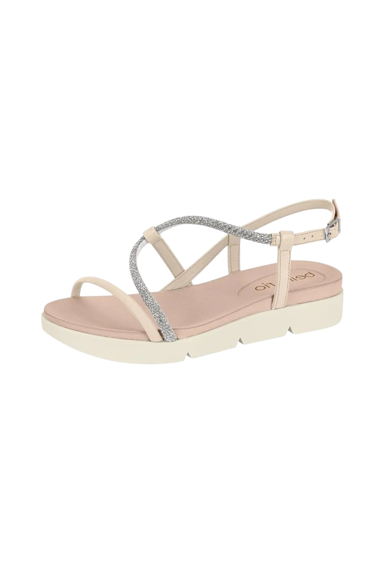 Sandália Beira Rio Rasteira Strass Feminina Cristal Produto Sandália Beira Rio Rasteira Strass Feminina Cristal