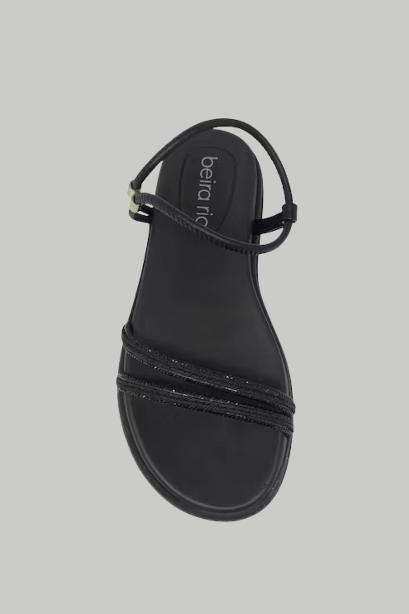 Sandália Beira Rio Strass Feminina Preta Produto Sandália Beira Rio Strass Feminina Preta