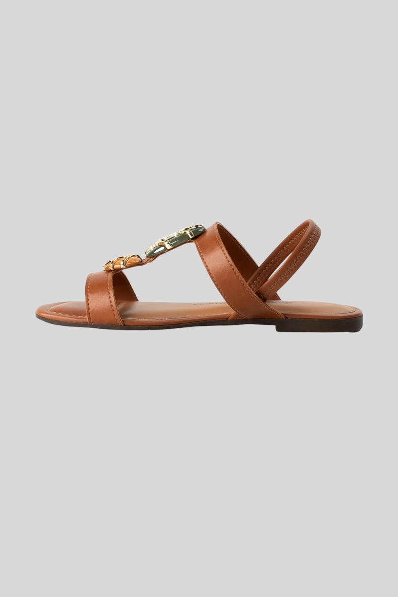 Sandália Dakota Rasteira Feminina Caramelo Produto Sandália Dakota Rasteira Feminina Caramelo