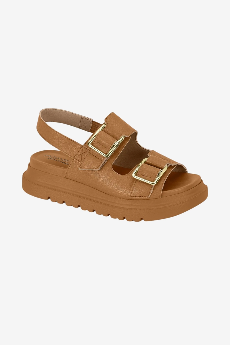 Sandália Modare Flat Plataforma Feminino Camel Produto Sandália Modare Flat Plataforma Feminino Camel