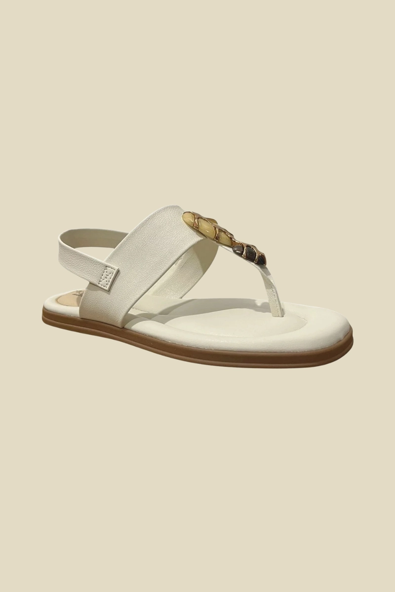 Sandália Modare Rasteira Feminina Branco Off Produto Sandália Modare Rasteira Feminina Branco Off