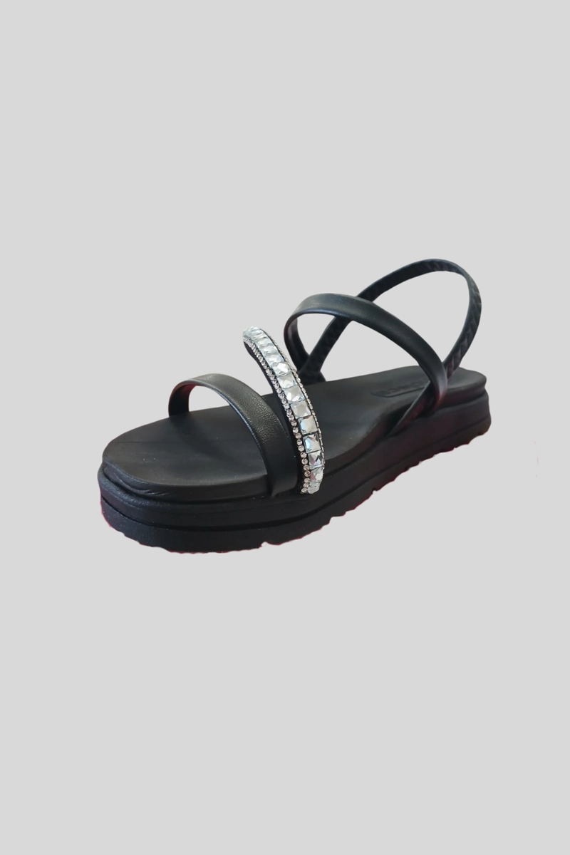 Sandália Moleca Tratorada Feminina Preta Produto Sandália Moleca Tratorada Feminina Preta