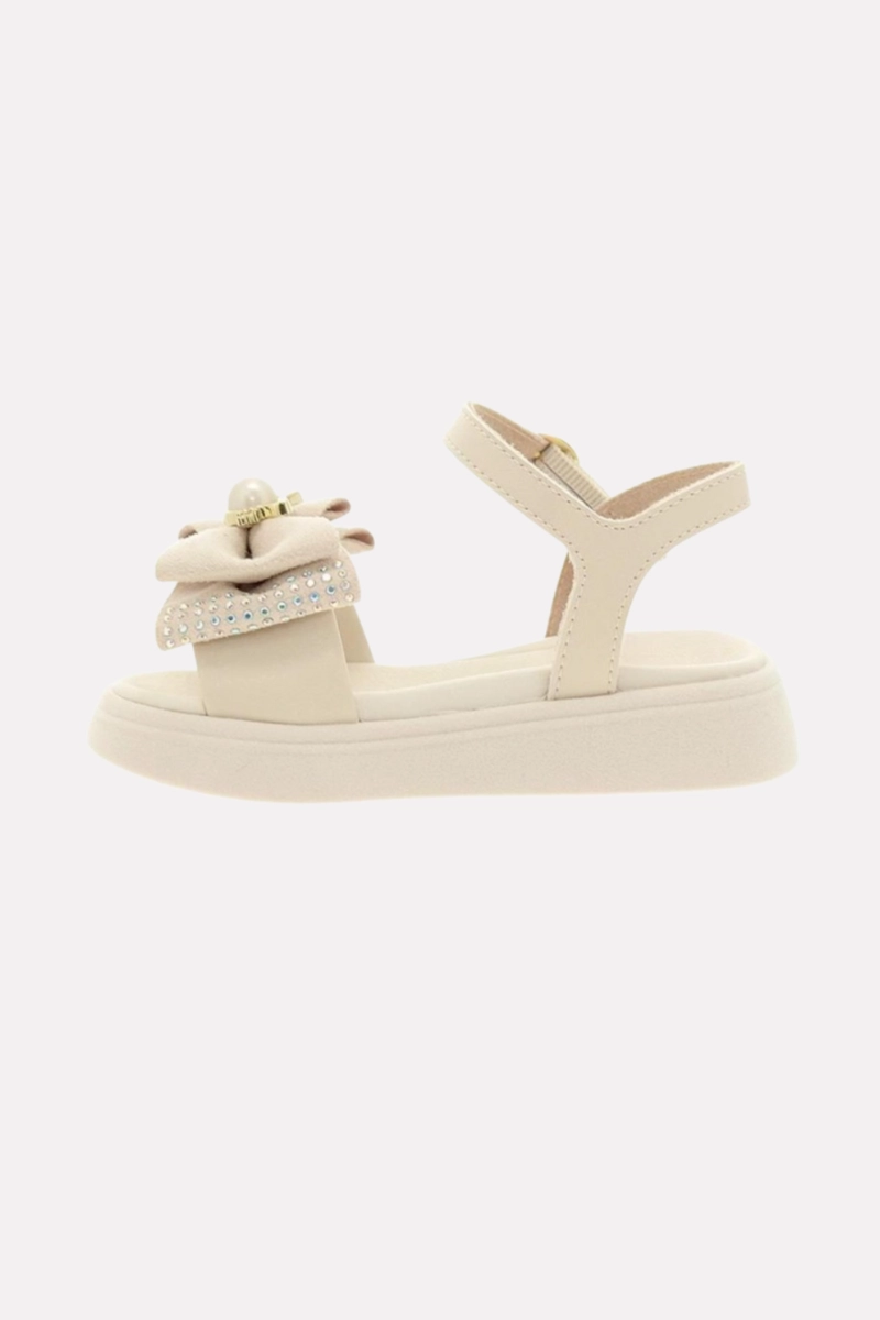 Sandália Molekinha Flat Infantil Feminina Branco Off Produto Sandália Molekinha Flat Infantil Feminina Branco Off