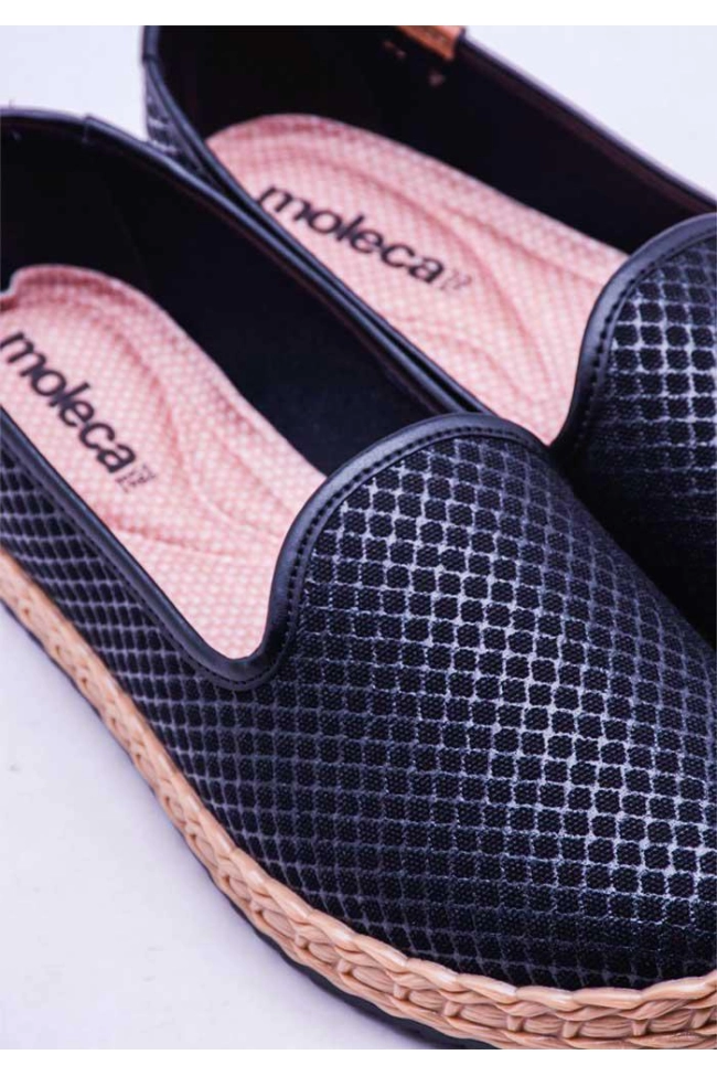 Produto Sapatilha Moleca Alpargata Feminino Preto