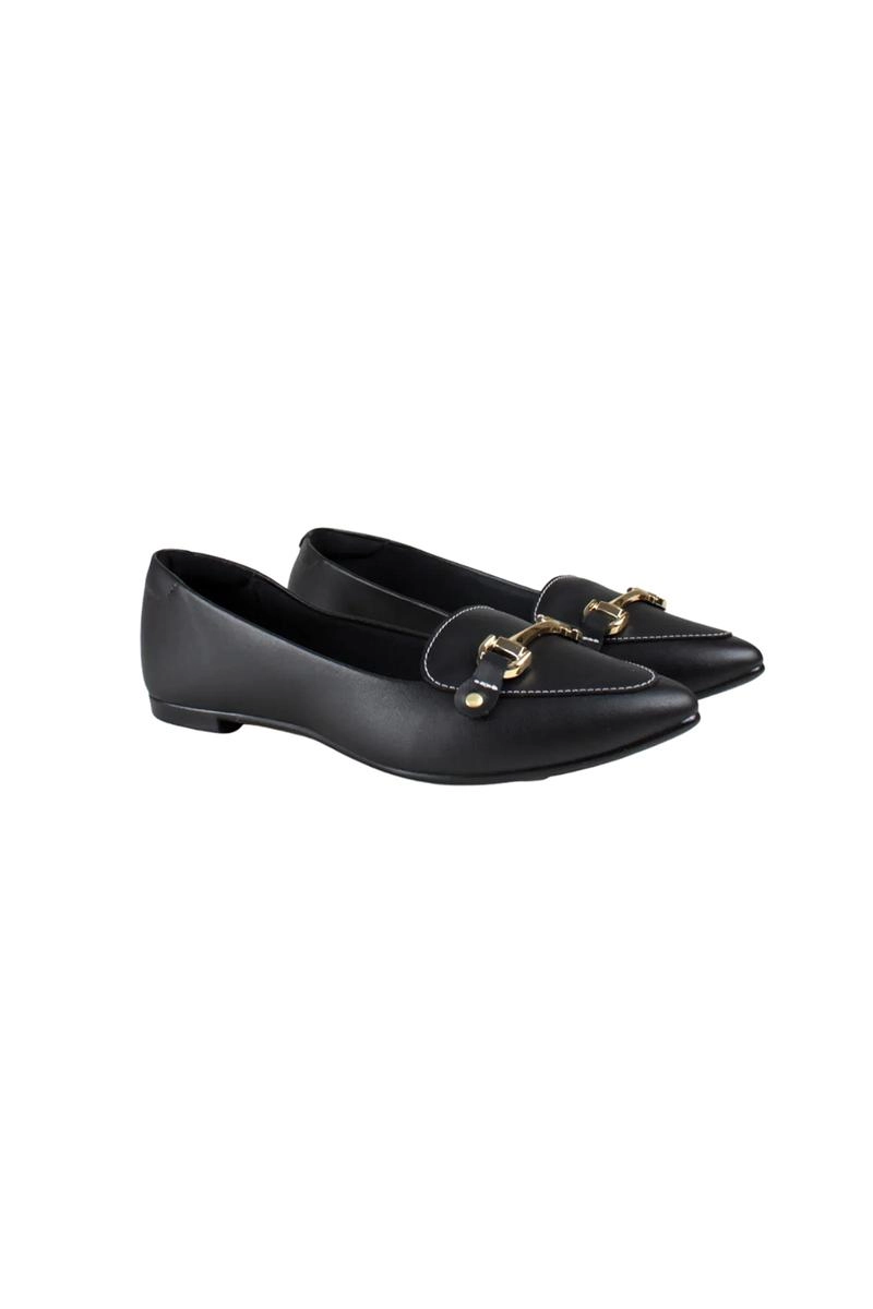 Sapatilha Moleca Bico Fino Napa Feminina Preta Produto Sapatilha Moleca Bico Fino Napa Feminina Preta
