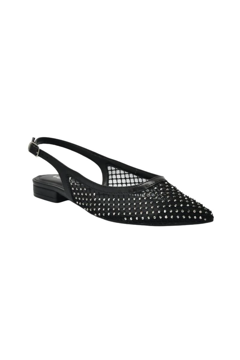 Sapatilha Via Marte Brilho BIco Fino Feminina Preto Produto Sapatilha Via Marte Brilho BIco Fino Feminina Preto
