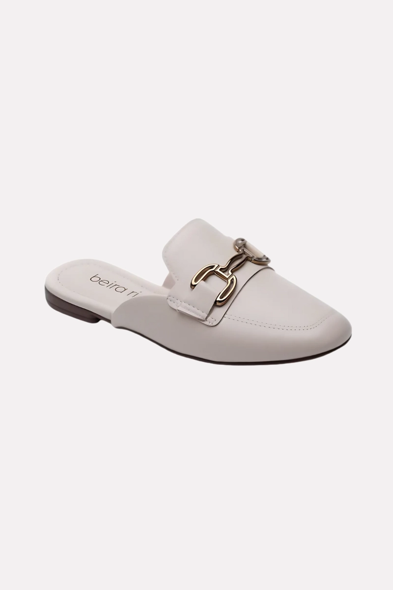 Sapato Beira Rio Mule Feminino Creme Produto Sapato Beira Rio Mule Feminino Creme