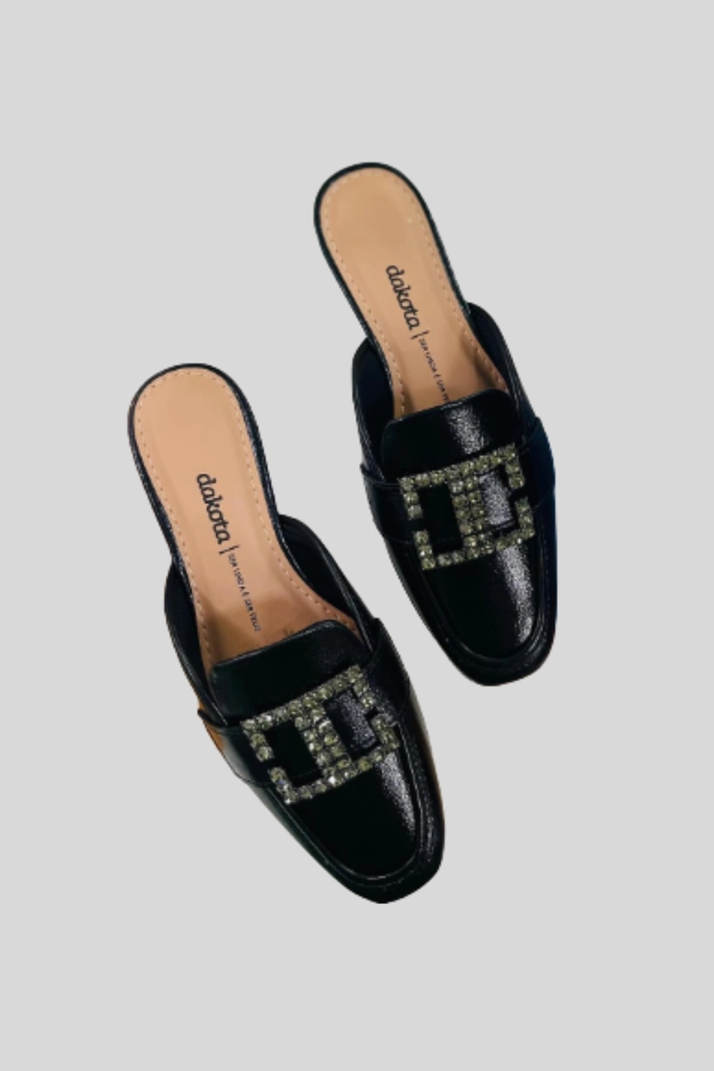Sapato Dakota Mule Feminino Preto Produto Sapato Dakota Mule Feminino Preto