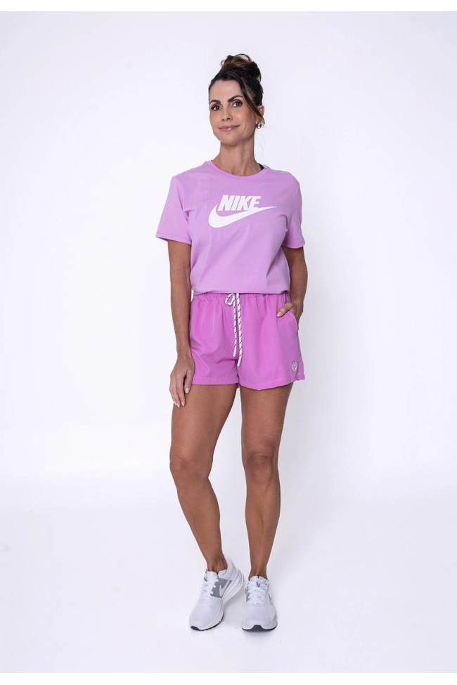 Produto Short Vida Marinha Tactel Magic Estamp Feminino Rosa