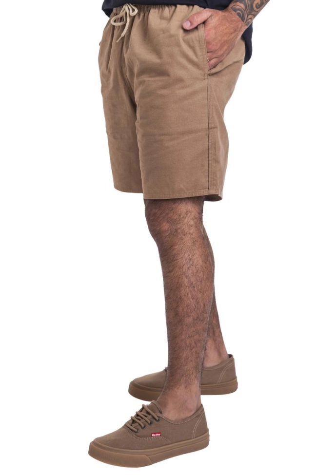 Produto Short VileJack Sarja Masculino Kaqui 