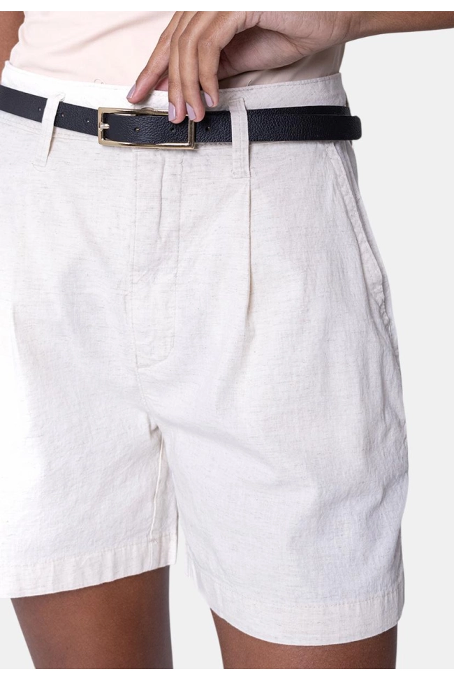 Produto Shorts Pitt Alfaiataria Feminino Linho 