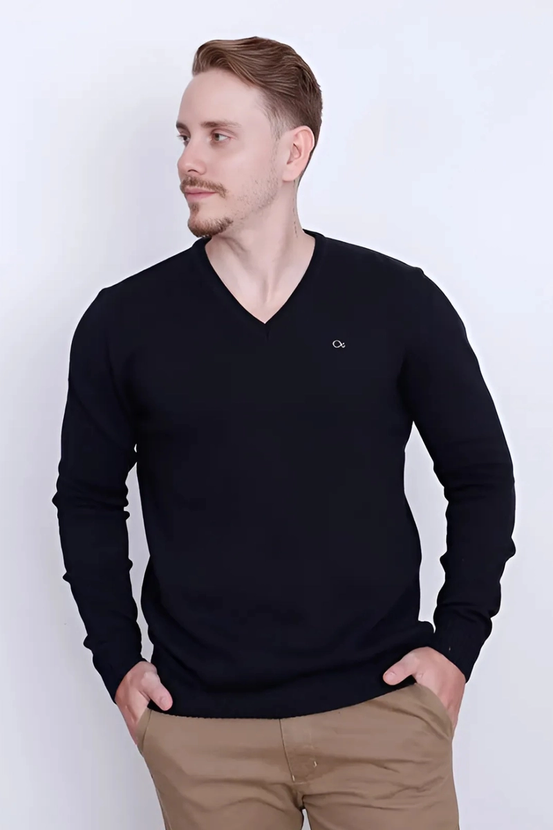 Suéter Ogochi Basic Masculino Preto Produto Suéter Ogochi Basic Masculino Preto