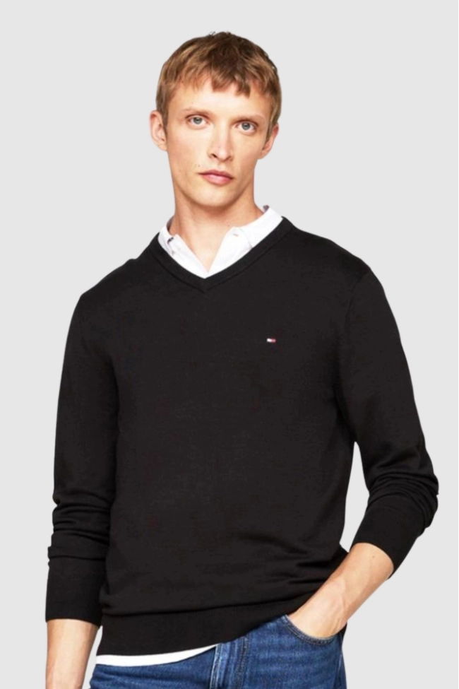 Produto Suéter Tommy Hilfiger Masculino Preto