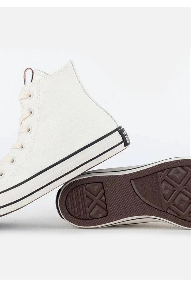 Produto Tênis Converse Botinha Feminino Amêndoa/Preto 