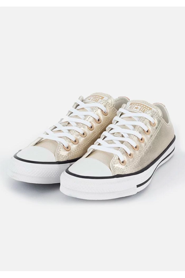 Tênis Converse Feminino Ouro/Branco Produto Tênis Converse Feminino Ouro/Branco