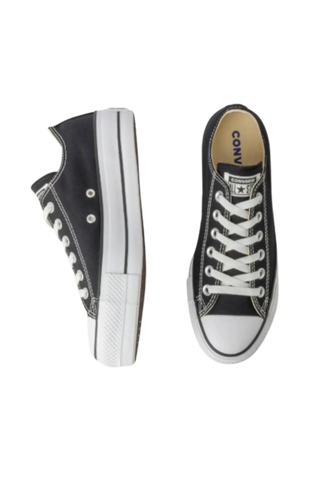 Produto Tênis Converse Flat Form Feminino Preto/Branco 