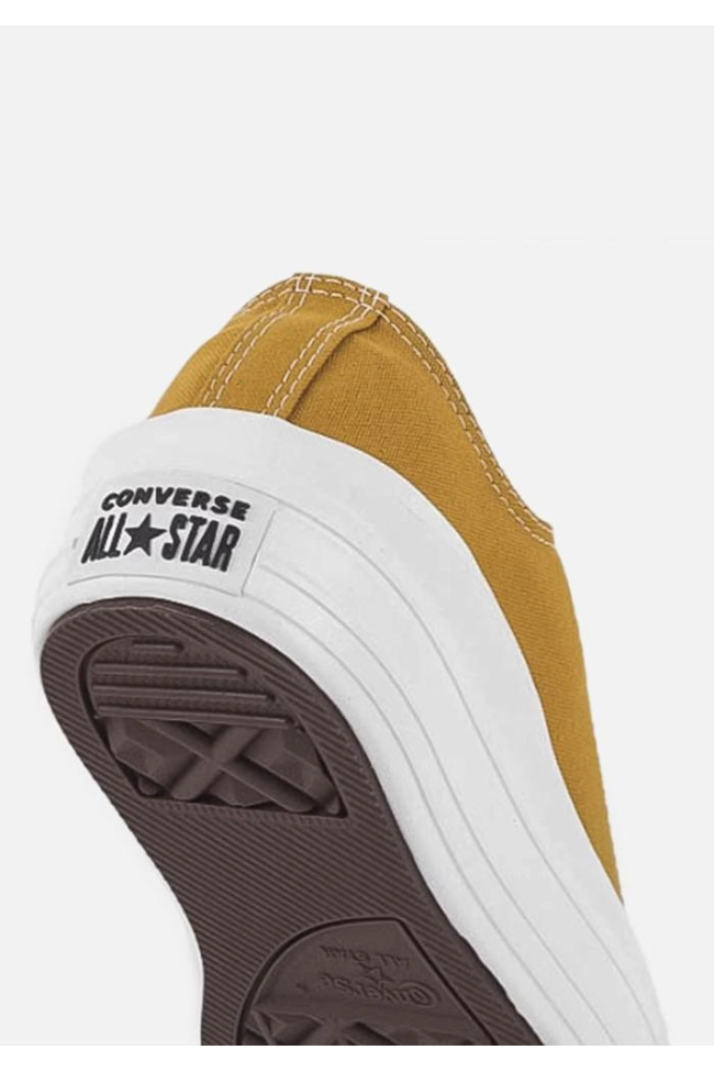 Produto Tênis Converse Plataforma Feminino Mel Queimado/Branco 