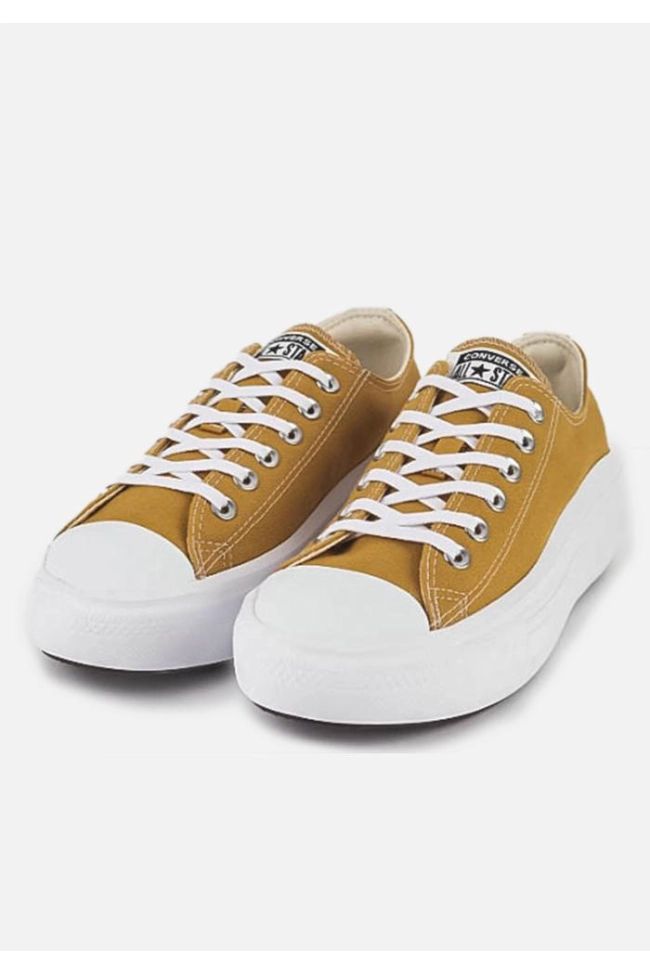 Produto Tênis Converse Plataforma Feminino Mel Queimado/Branco 