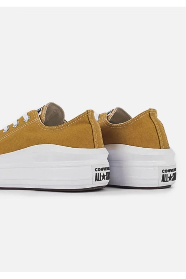 Produto Tênis Converse Plataforma Feminino Mel Queimado/Branco 