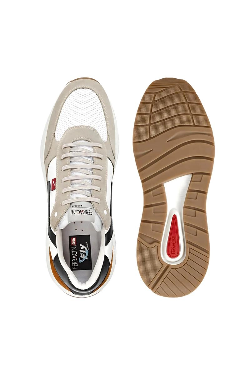 Tênis Farracini Casual Masculino Branco E Cinza Produto Tênis Farracini Casual Masculino Branco E Cinza