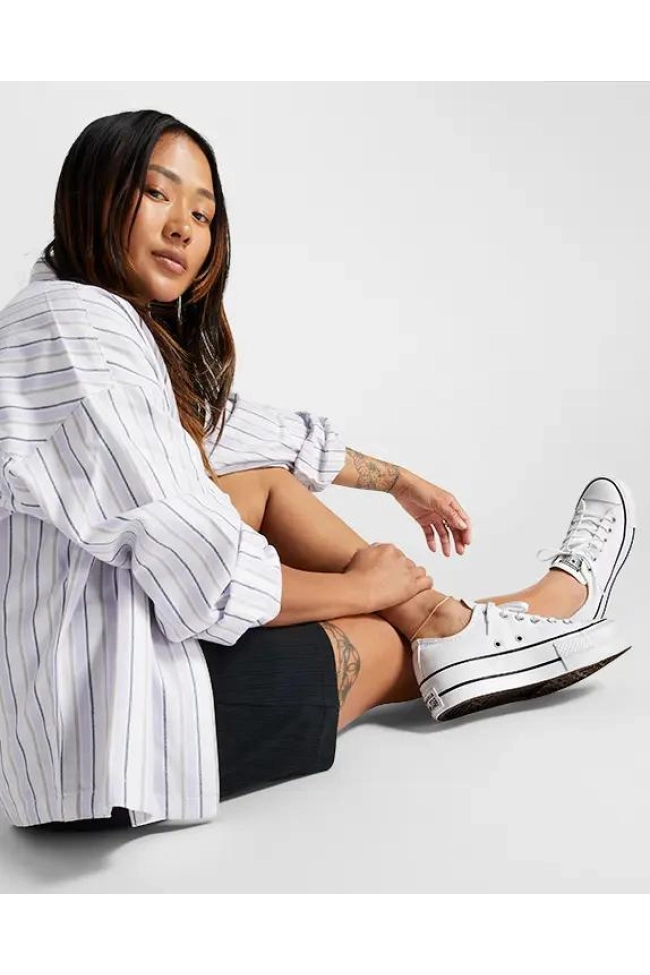 Tênis Converse All Star Plataforma Feminino Branco Produto Tênis Converse All Star Plataforma Feminino Branco